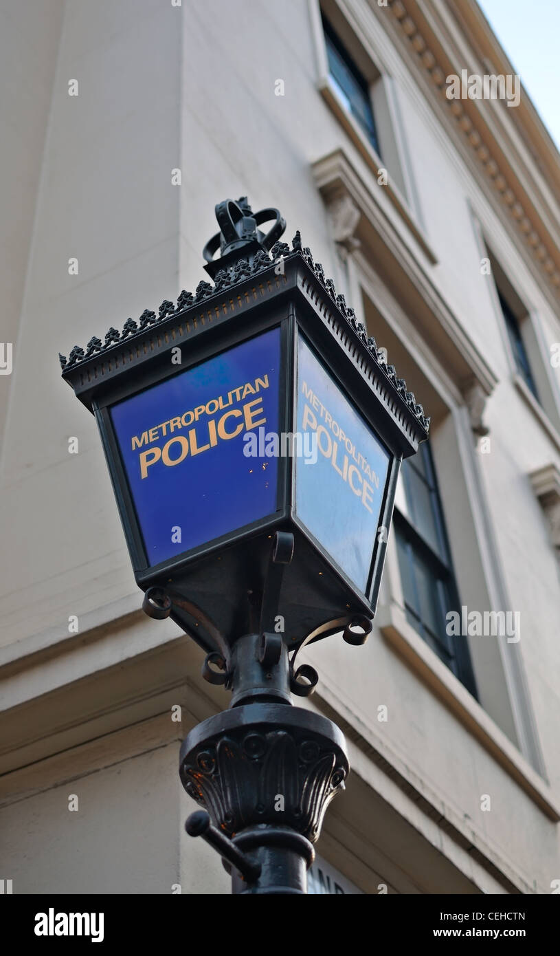 Londres: la policía metropolitana Foto de stock