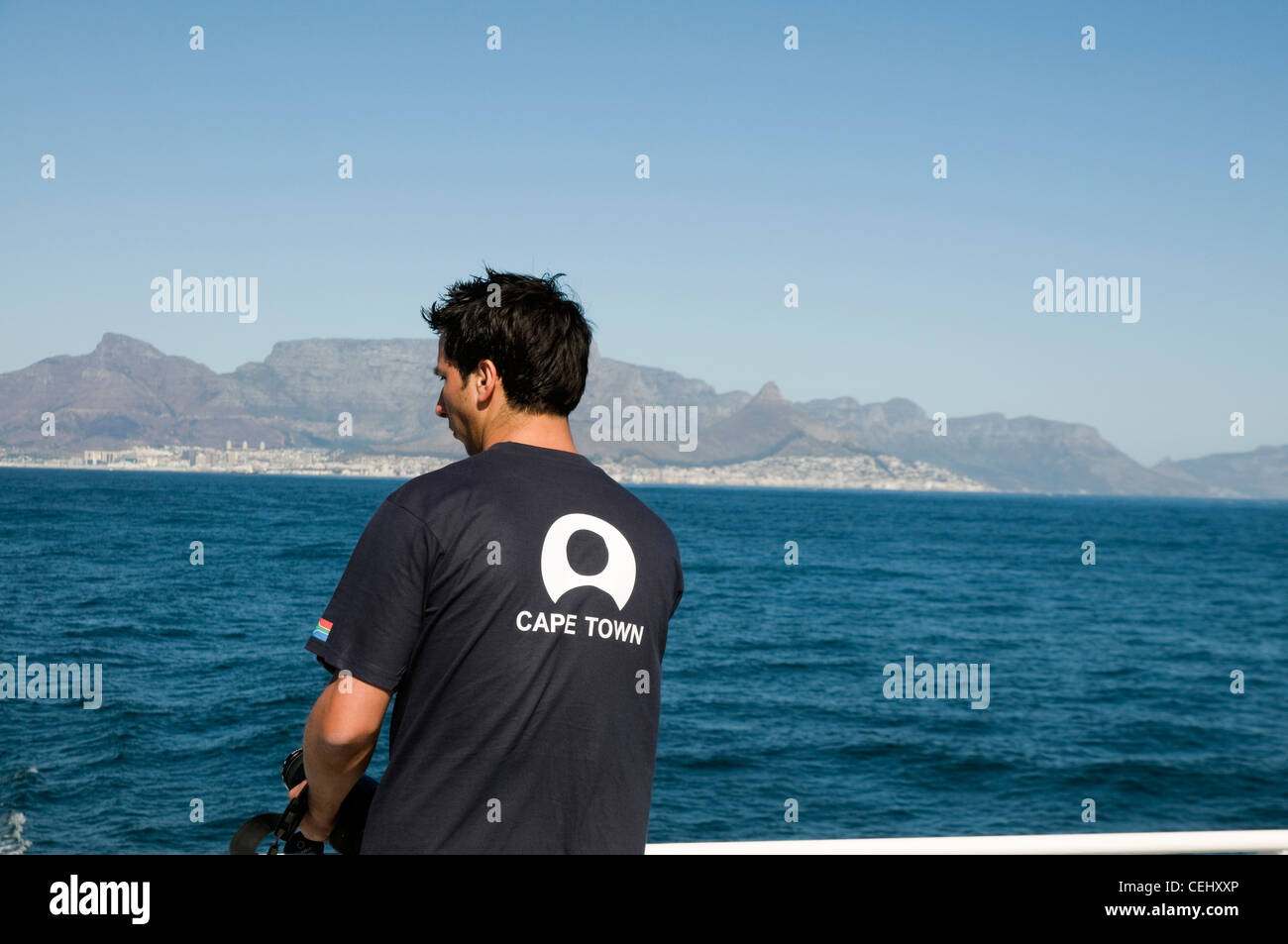 Ferry a la Isla Robben,Cape Town,Provincia de Western Cape Foto de stock