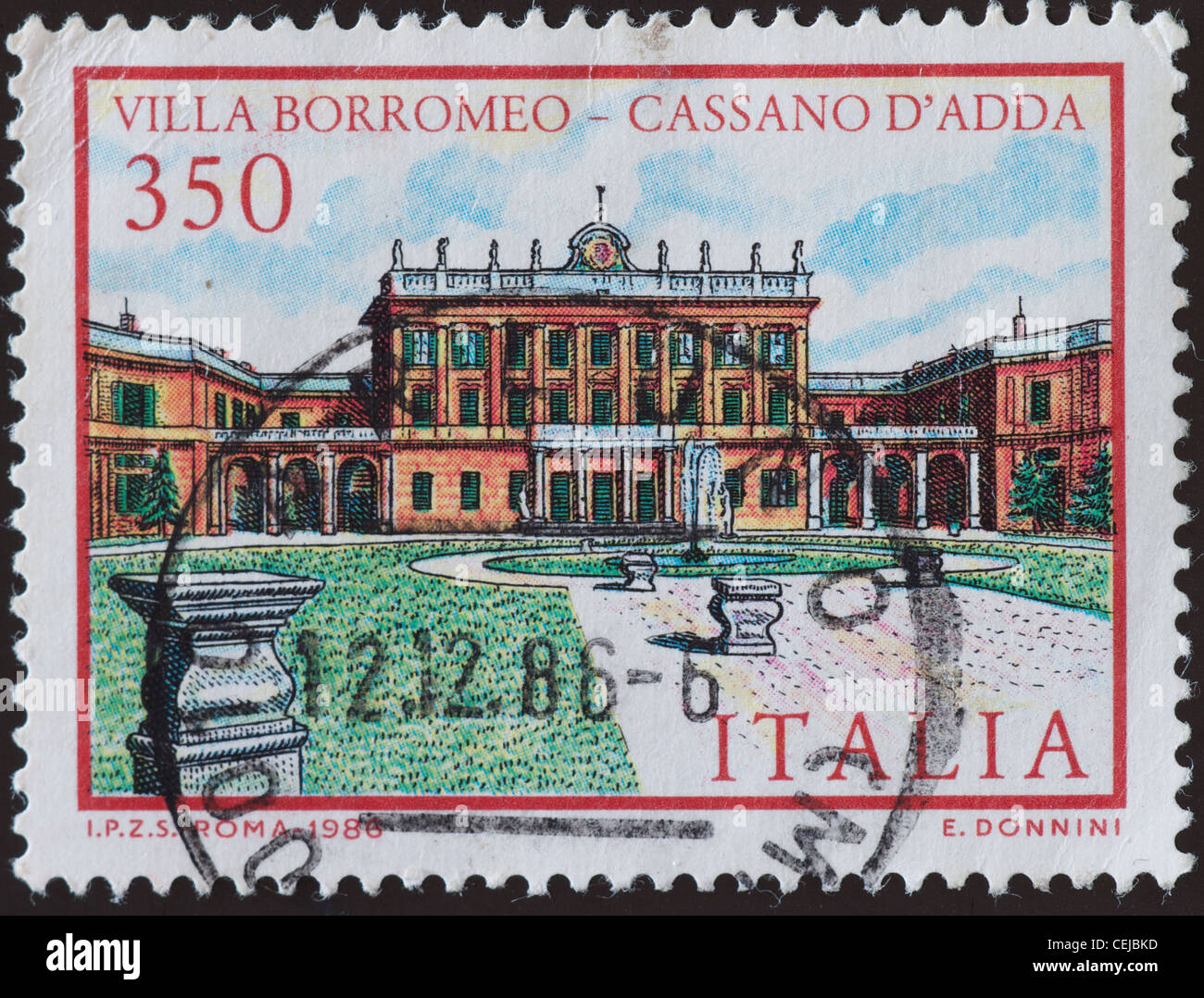 Sellos postales de Italia Fotografía de stock - Alamy