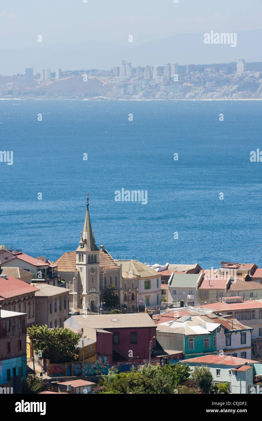 Ver en Cerro Concepcion, Valparaiso históricos del Patrimonio Mundial de la UNESCO, con el