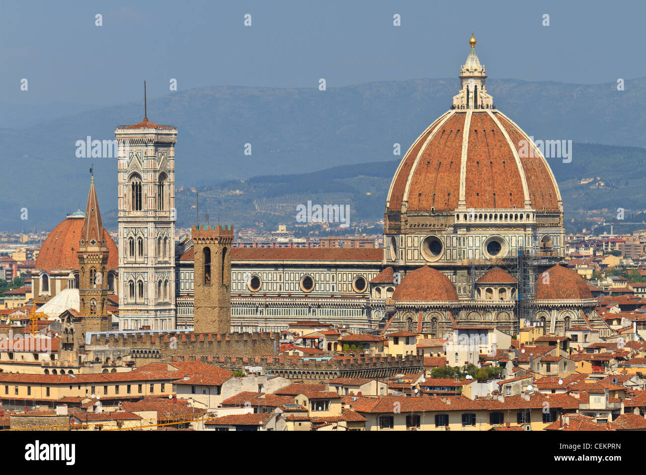 La Catedral de Florencia (Duomo di Firenze), Toscana, Italia Foto de stock