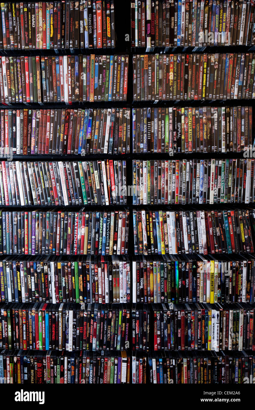 Movie dvd collection fotografías e imágenes de alta resolución - Alamy