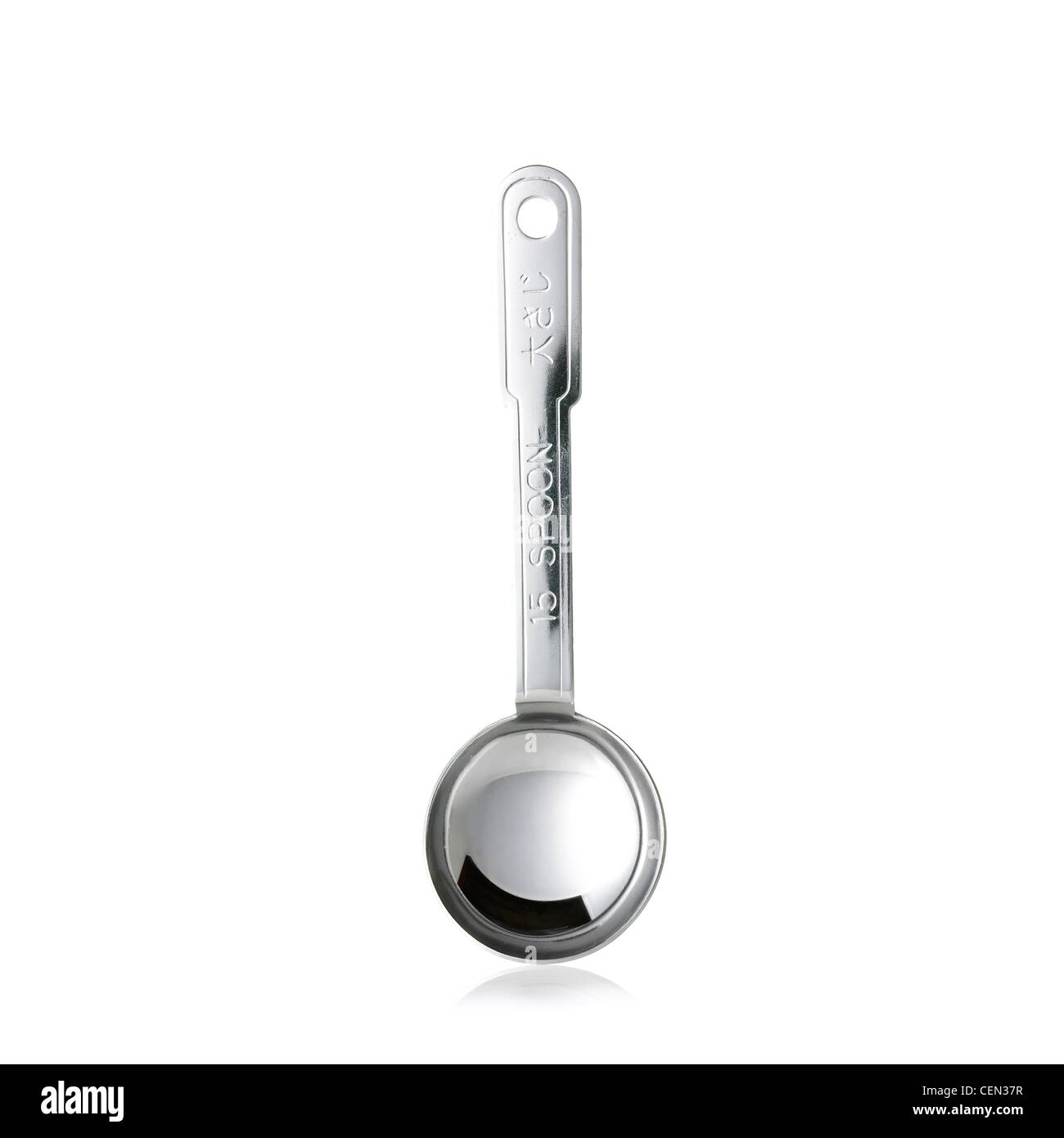 Cuchara medidora, cuchara medidora de acero inoxidable para polvo y  líquidos (tamaño B)