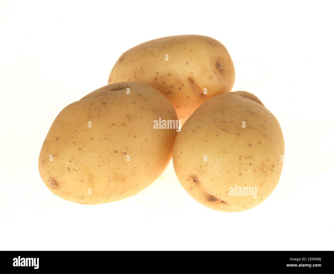 Patatas nuevas pequeñas Foto de stock