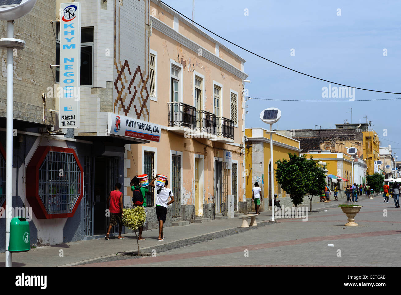 La Rua 5 de Julho, Praia, Santiago, Islas de Cabo Verde, África Fotografía  de stock - Alamy