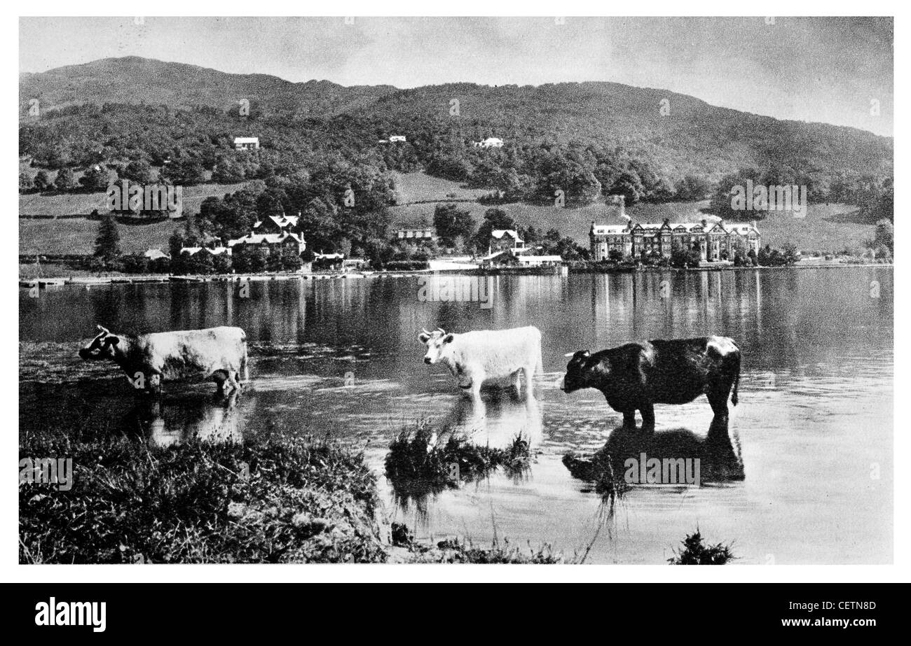 Un día de verano Waterhead Foto de stock