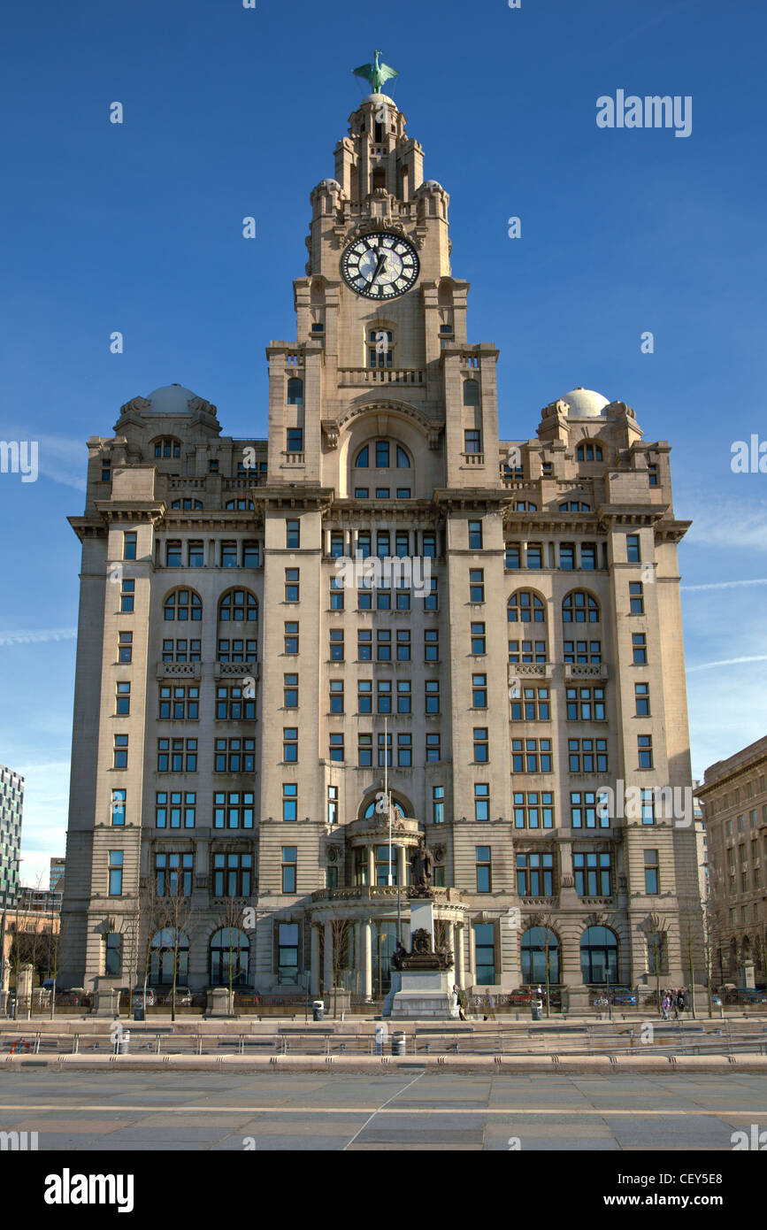 El Royal Liver Building, Liverpool Foto de stock