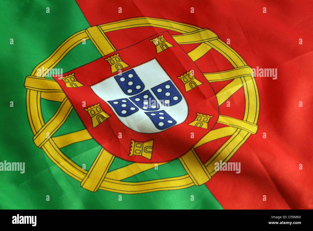 Bandera Portuguesa Foto de stock