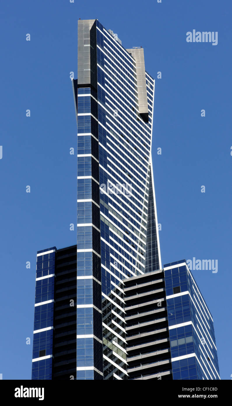 La parte superior de la Torre Eureka, Melbourne, Australia Foto de stock