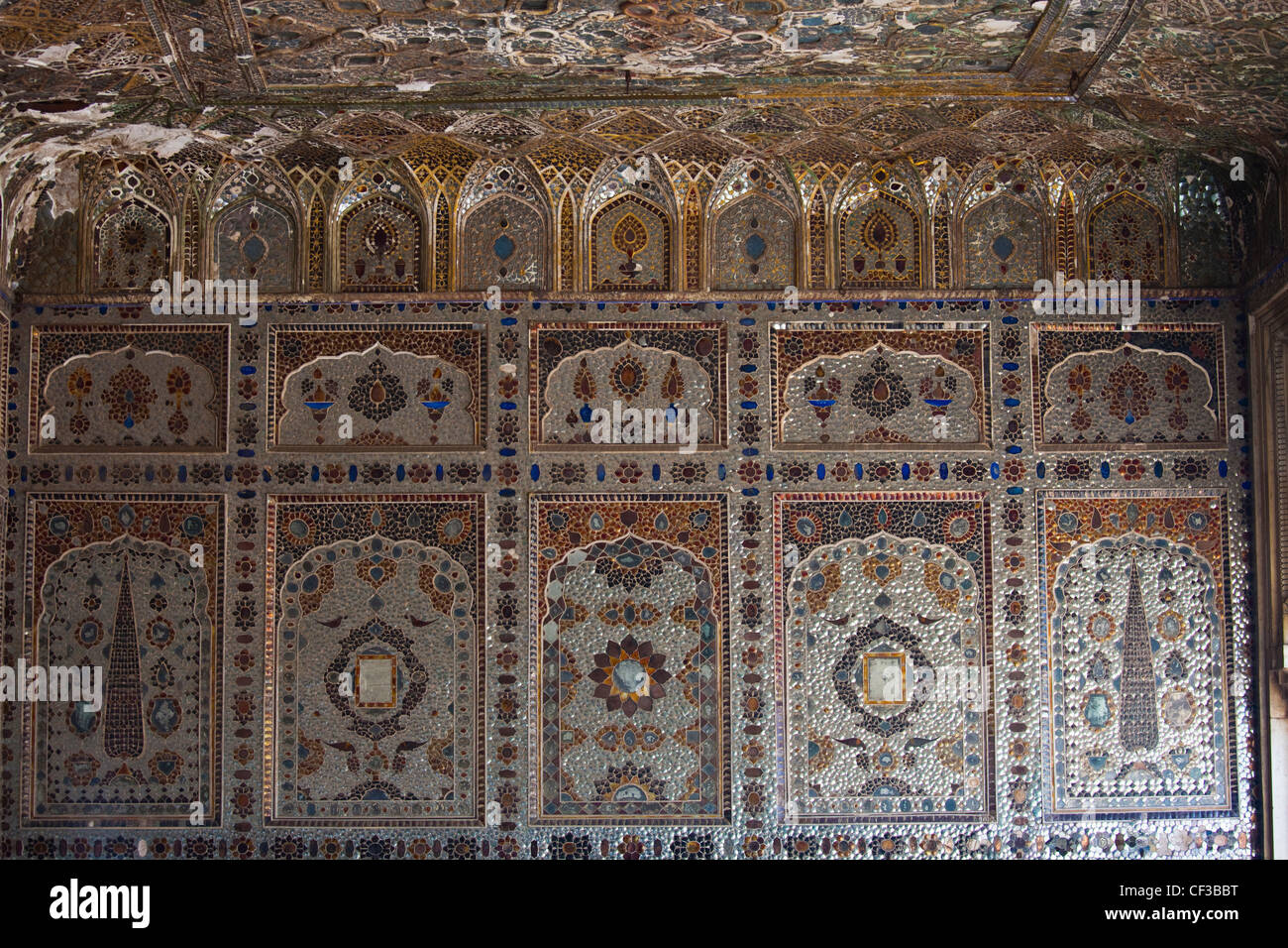 Sheesh Mahal o Palacio de los espejos, Lahore Fort, Lahore, Pakistán ...