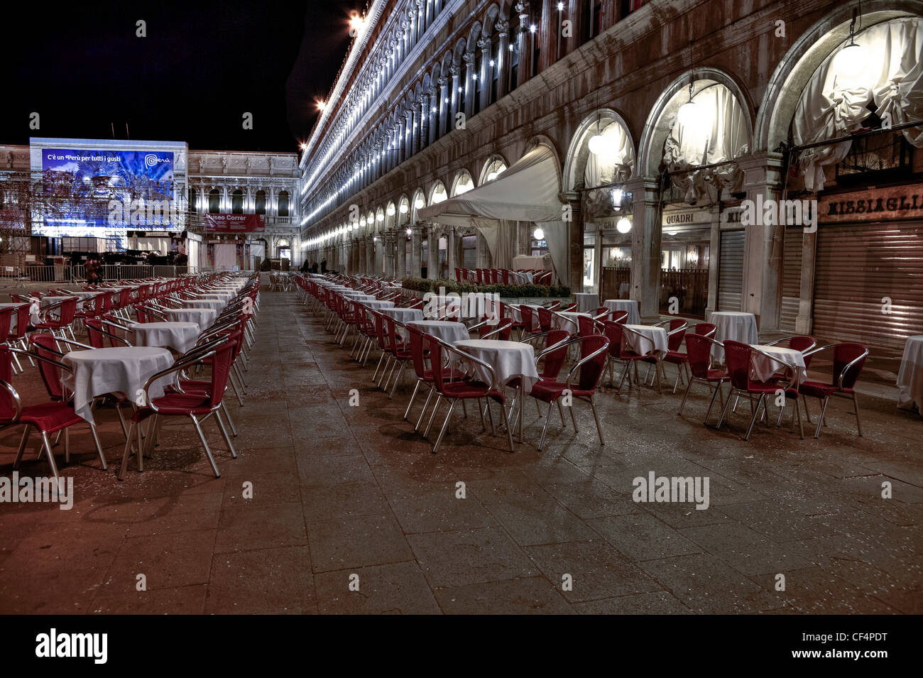 Palacio de los magistrados, la Piazza San Marco, Venecia, Véneto, Italia Foto de stock