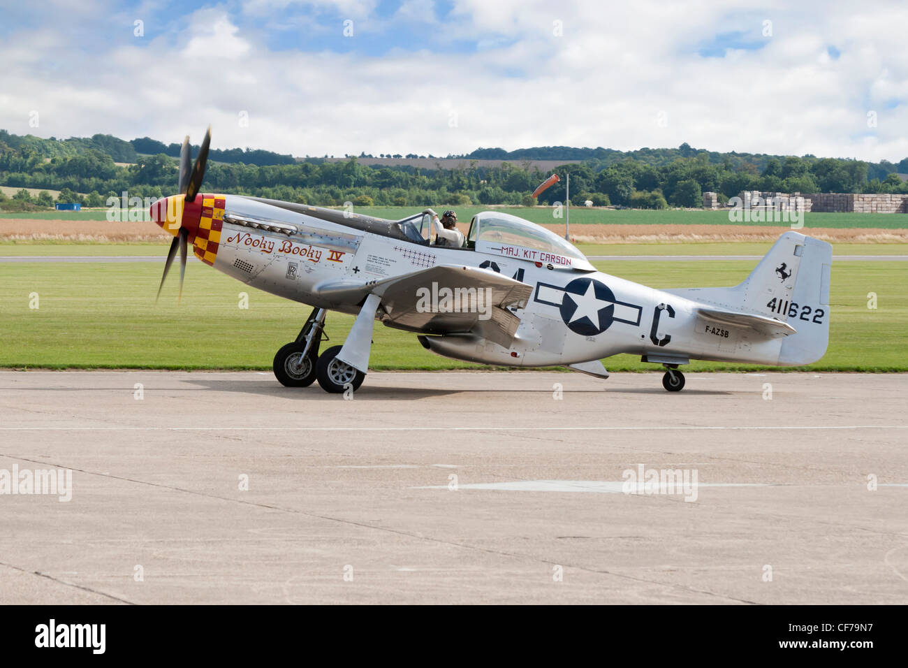 P-51D Mustang 'Nooky Booky iv' Foto de stock