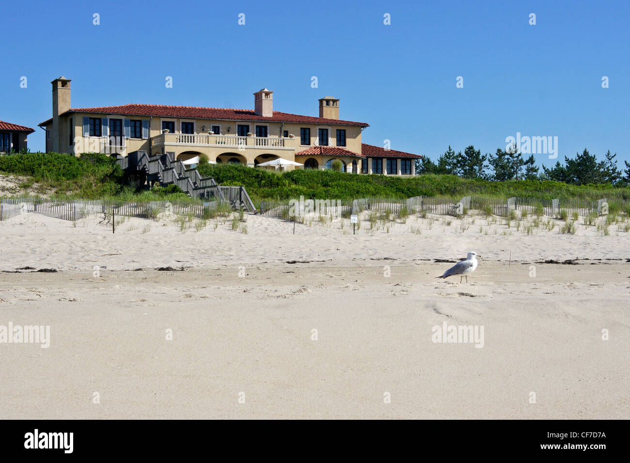 Casa de Playa en los Hamptons, Nueva York Foto de stock