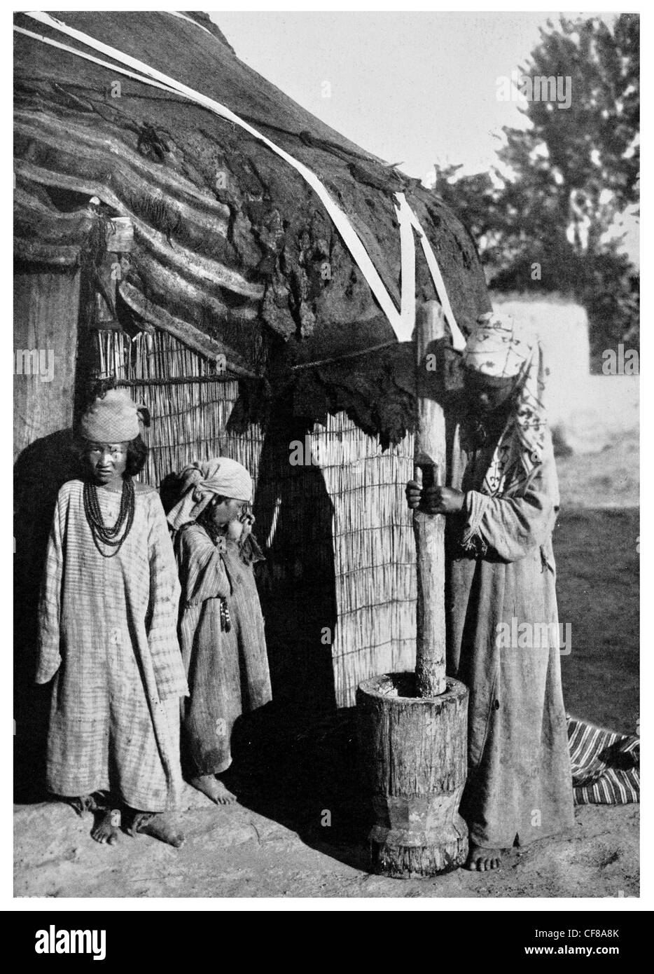 1926 Residente de nómadas Turquestán Ruso Foto de stock