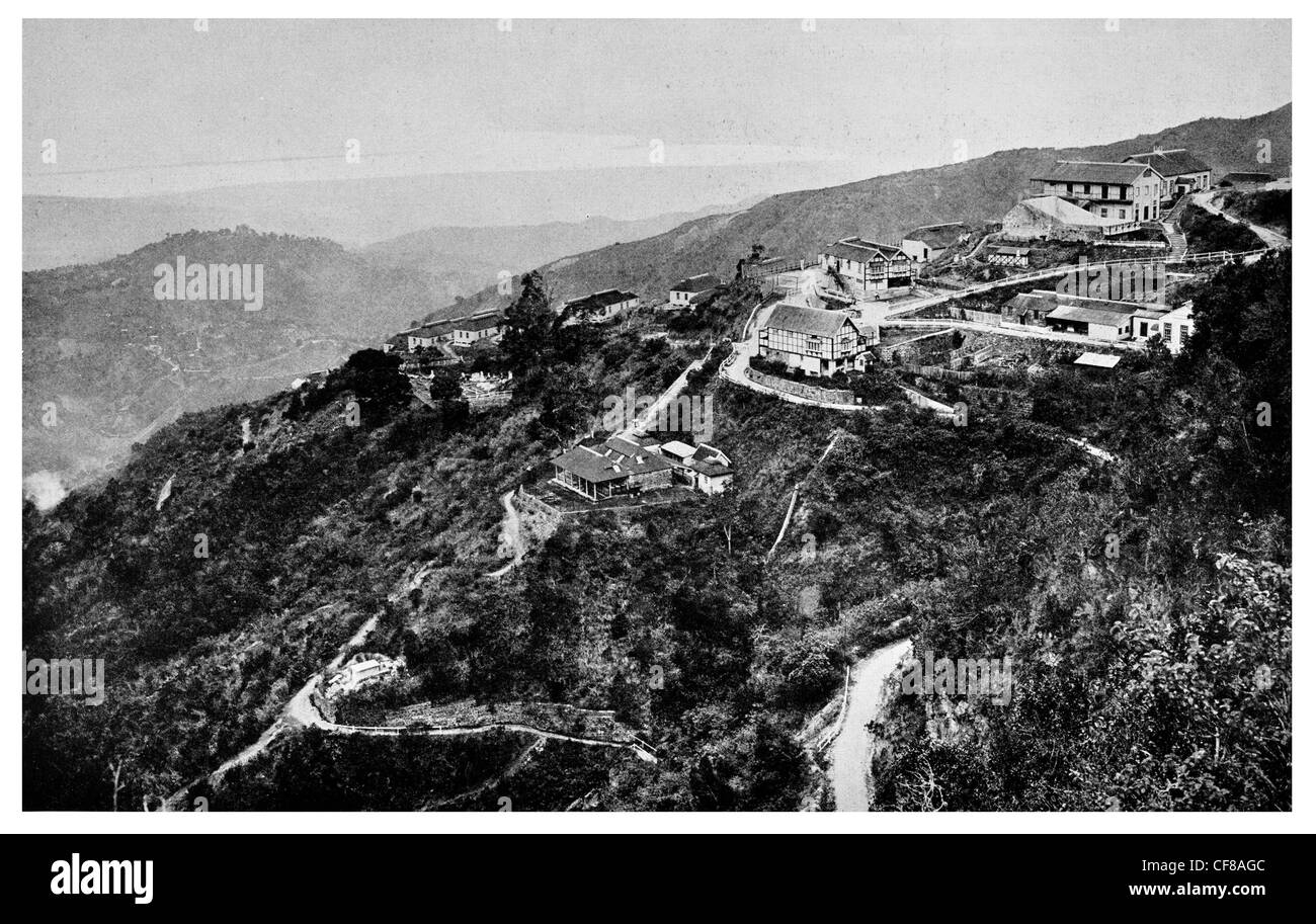 Newcastle Caribe 1927 Asentamiento en las Montañas Azules de Jamaica. Foto de stock