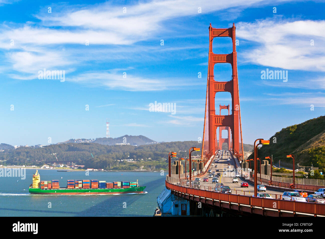 Puente Golden Gate, San Francisco, California, EE.UU. Foto de stock