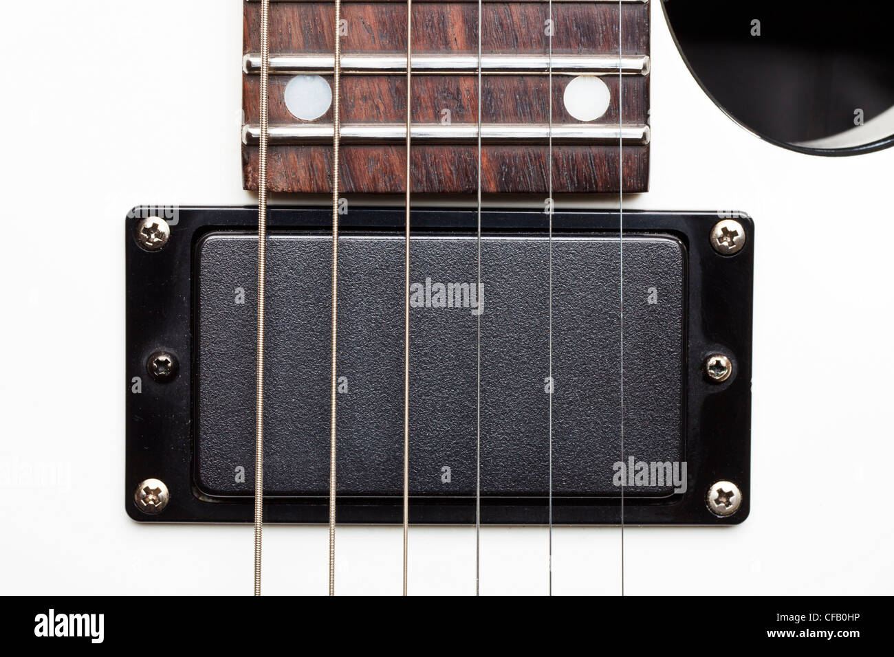 Guitarra eléctrica humbucker pickup Fotografía de stock - Alamy