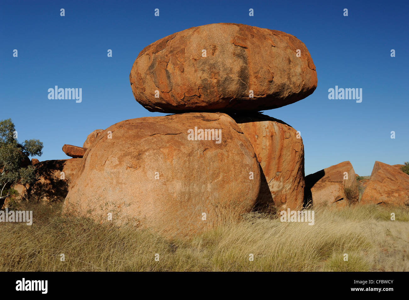 Los diablos los mármoles, piedras, Wauchope, Stuart Highway, el Territorio del Norte, Australia Foto de stock