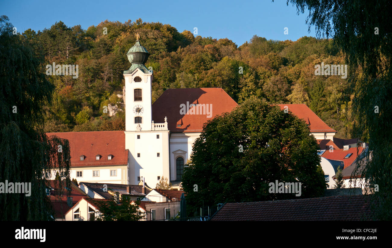 Altmühltal, Parque Natural de Baviera, la Alta Baviera, Alemania, el cristianismo, el Catolicismo, católica de Eichstätt, claustro, monasterio, Foto de stock
