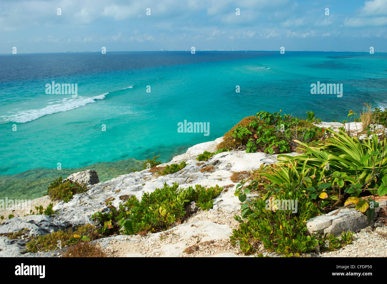 El South Point, Isla de Isla Mujeres, Riviera Maya, Quintana Roo, México. Foto de stock