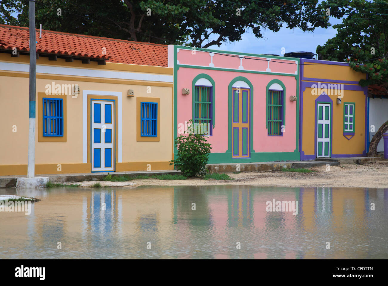 Casas coloridas, Gran Roque, Parque Nacional Archipiélago Los Roques
