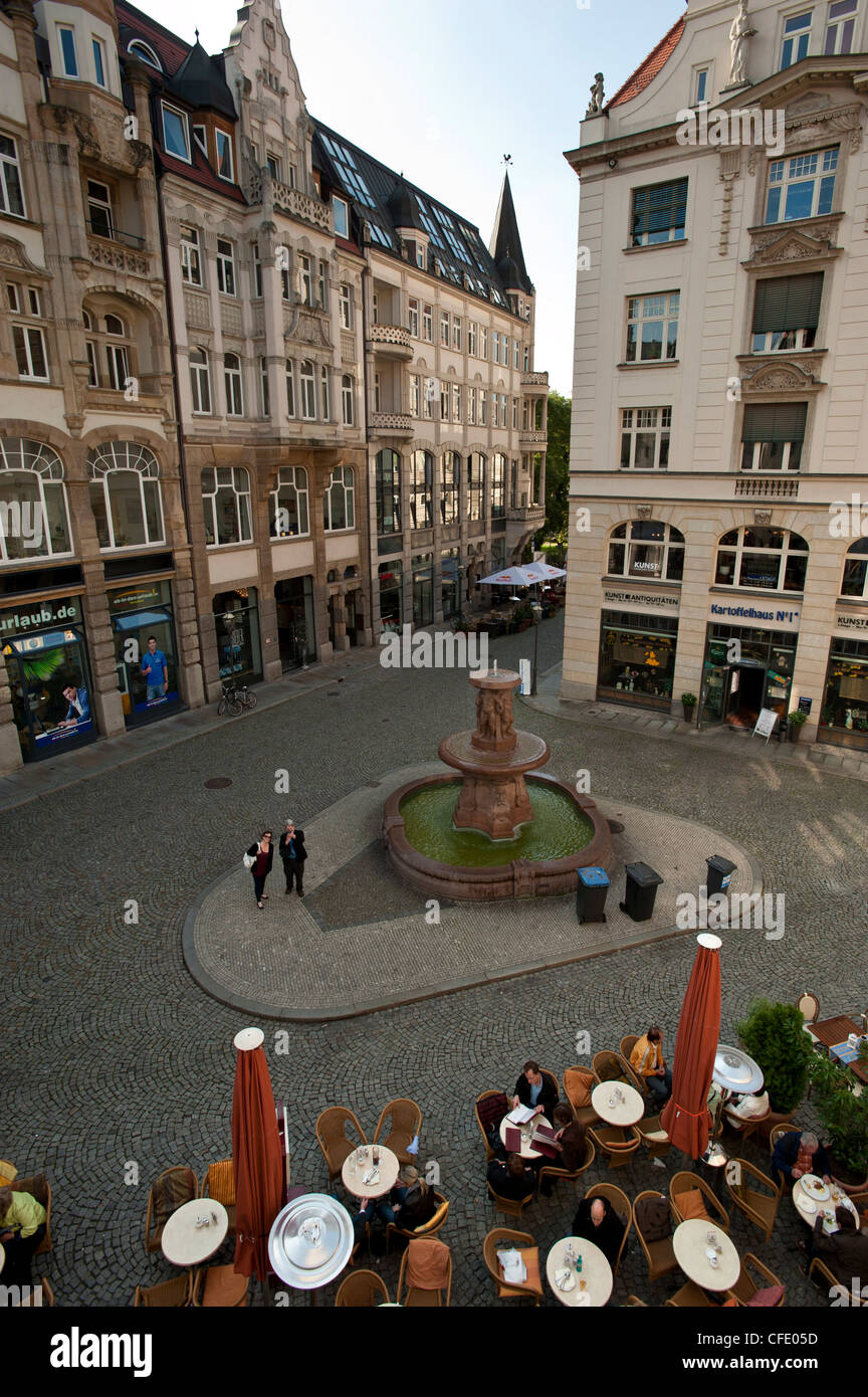 Leipzig, Sajonia, Alemania, Europa Foto de stock