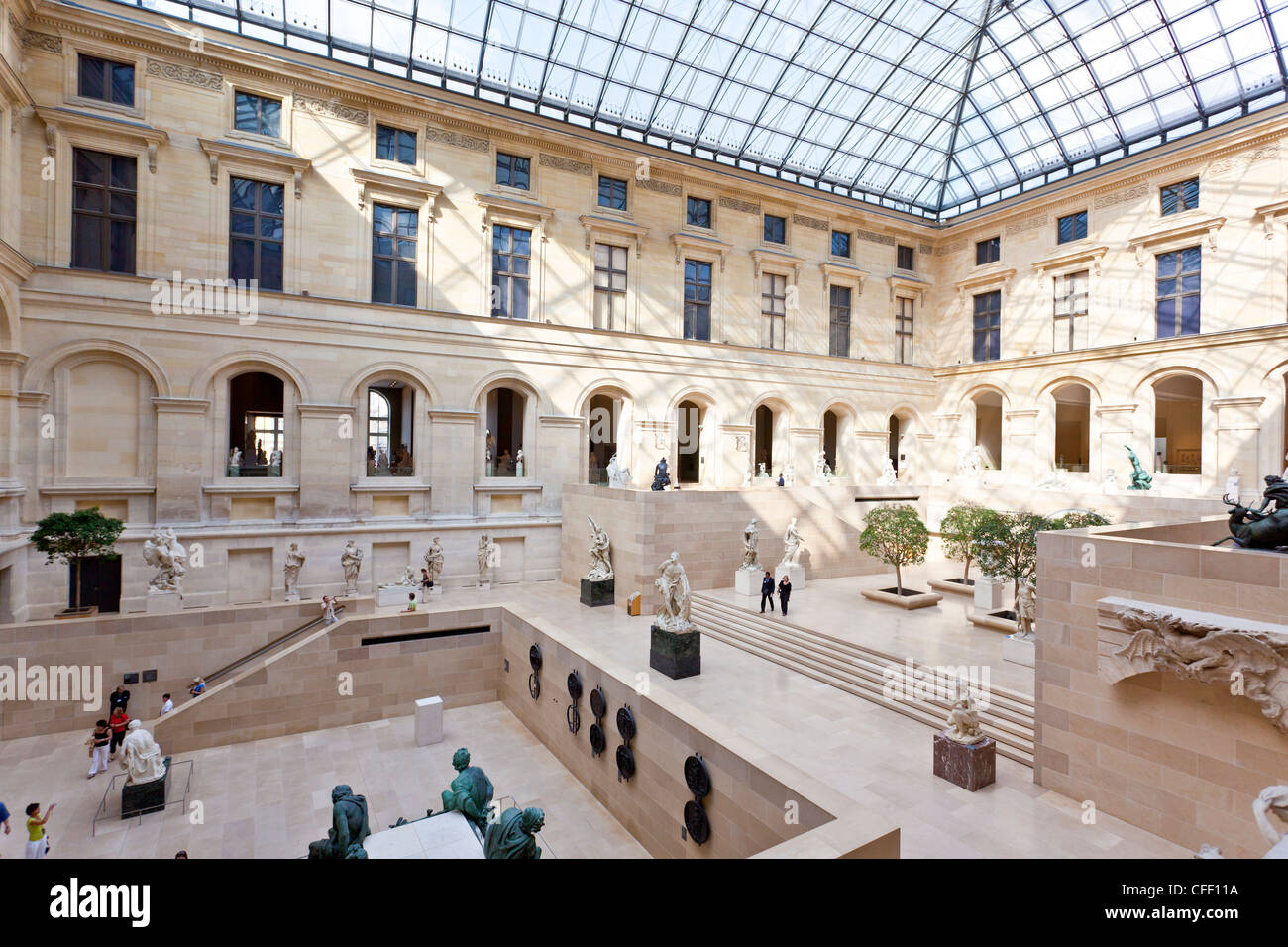 Museo del Louvre, París, Francia, Europa Foto de stock