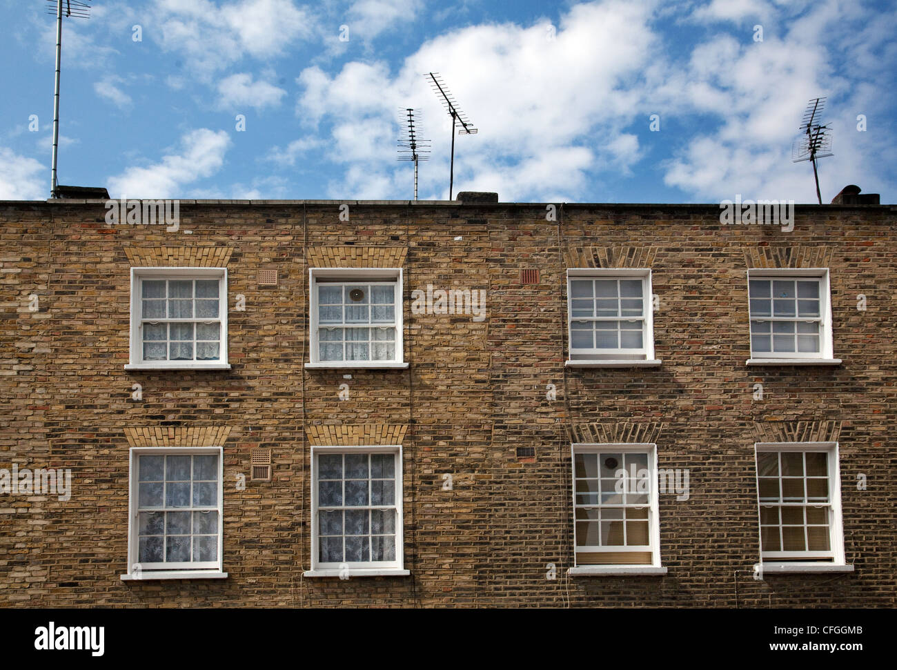 Arquitectura de Londres y ladrillo Foto de stock