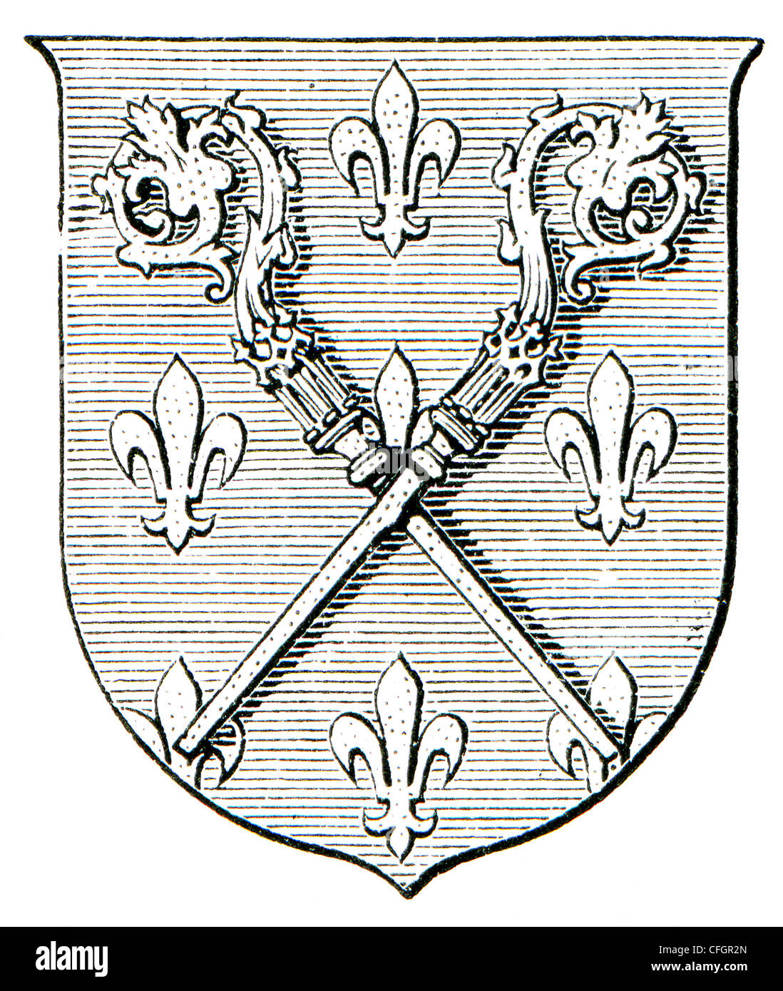 Escudo de Armas de la orden de Canónigos Regulares de Premontre. La