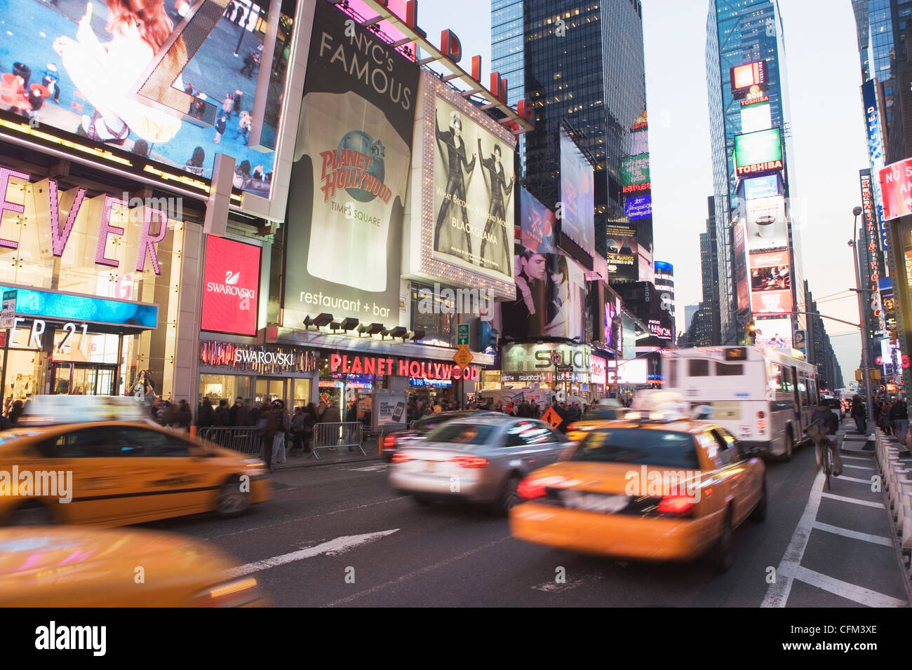 Ee.Uu., Estado de Nueva York, Ciudad de Nueva York, Times Square Foto de stock