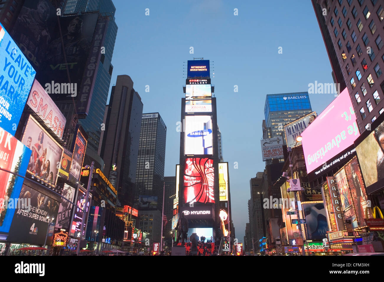 Ee.Uu., Estado de Nueva York, Ciudad de Nueva York, Times Square Foto de stock