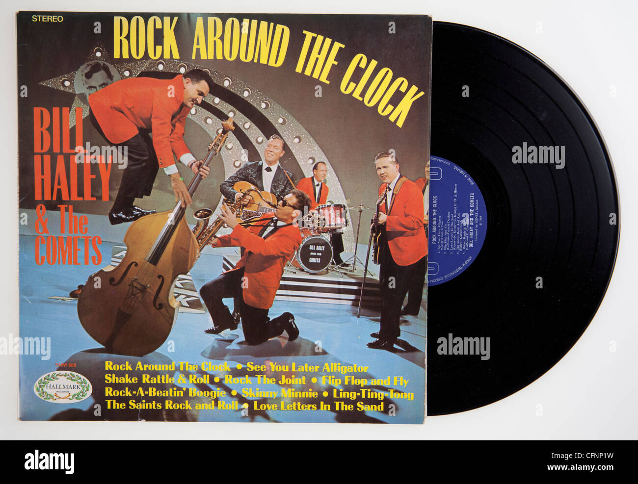 Reanimar desconocido sin embargo Bill Haley & The Comets, Rock alrededor del reloj portada del álbum  Fotografía de stock - Alamy