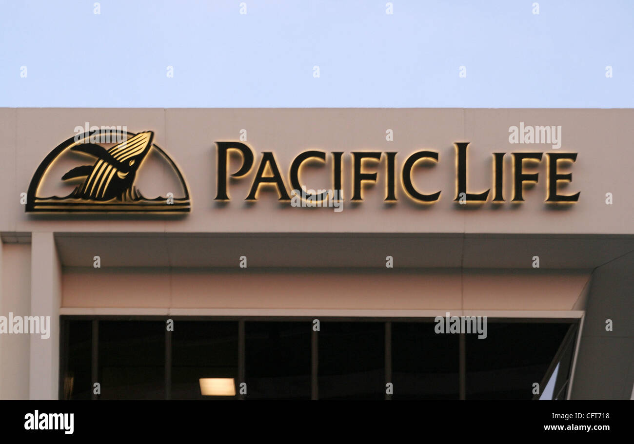 Dec 13, 2006; Newport Beach, CA, EE.UU.; Pacific Life Insurance Company ofrece productos de seguros de vida, anualidades y fondos mutuos, y ofrece a los individuos, las empresas, los planes de pensiones y una variedad de productos y servicios de inversión. Una compañía Fortune 500, Pacific Life cuenta con más de la mitad de las Foto de stock