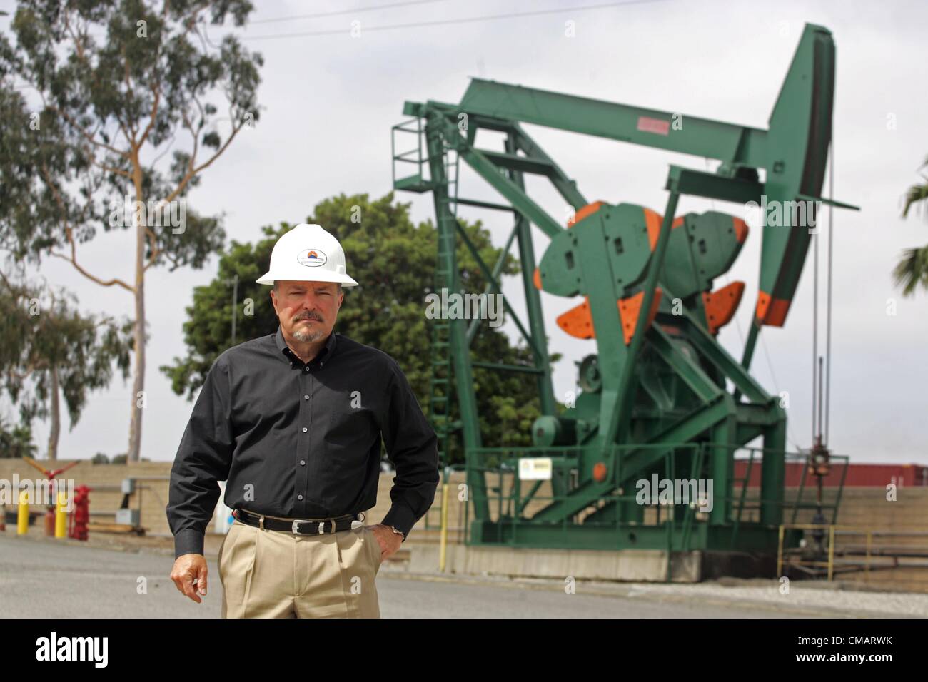 Junio 20, 2012 - Los Angeles, California (CA, Estados Unidos - David Slater, vicepresidente ejecutivo de Signal Hill Petroleum Inc. (Crédito de la Imagen: © Ringo Chiu/ZUMAPRESS.com) Foto de stock
