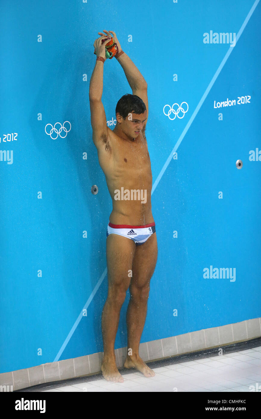 TOM DALEY GRAN BRETAÑA STRATFORD de Londres, Inglaterra el 11 de agosto de 2012 Foto de stock