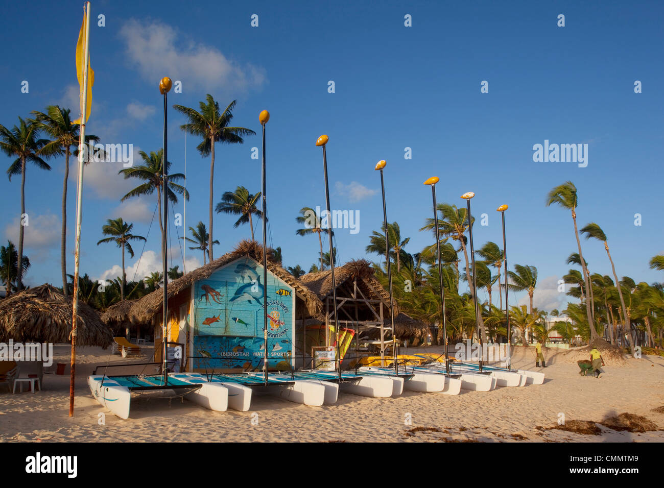 Playa Bávaro, Punta Cana, República Dominicana, Antillas, Caribe, América Central Foto de stock