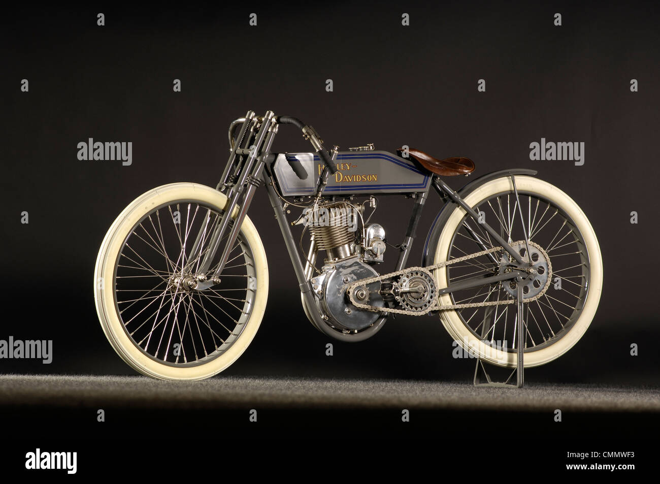 1913 Harley Davidson racer Foto de stock