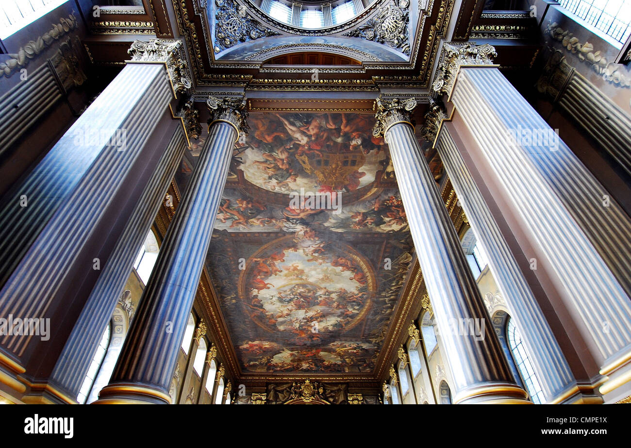 Gran Bretaña Inglaterra London Greenwich Royal Naval College Foto de stock