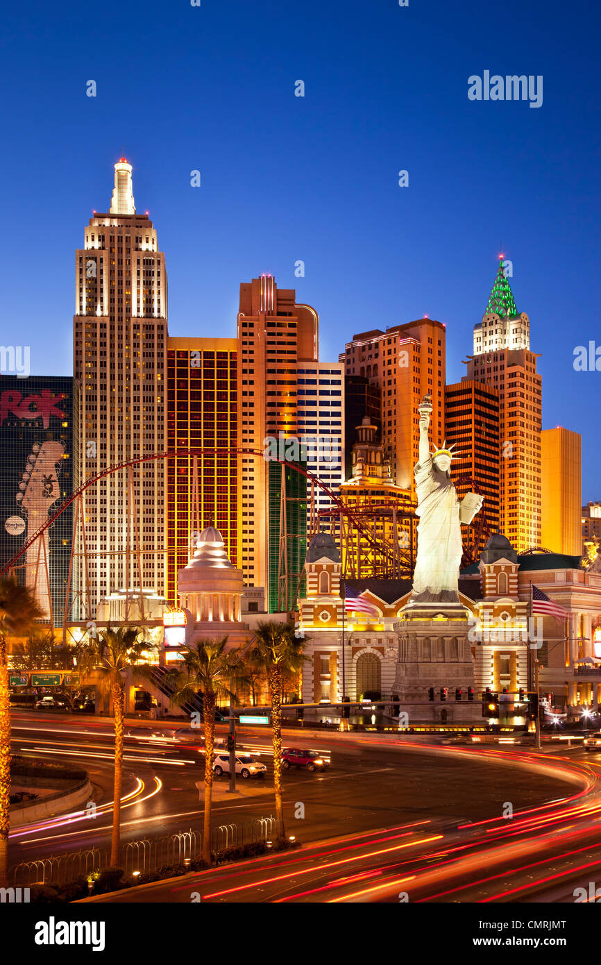 New York Hotel and Casino, Las Vegas, Nevada, EE.UU. Foto de stock