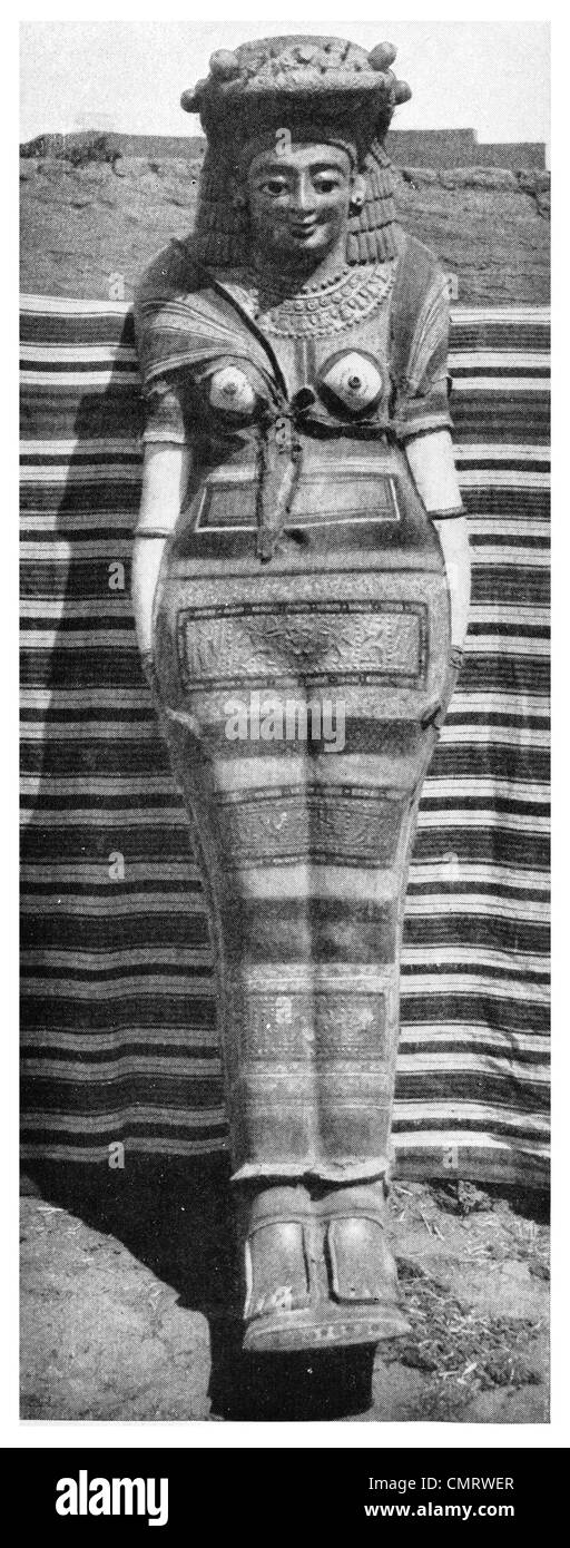 1919 famoso cura todas las edades oscuras de antigüedades egipcias momia Foto de stock
