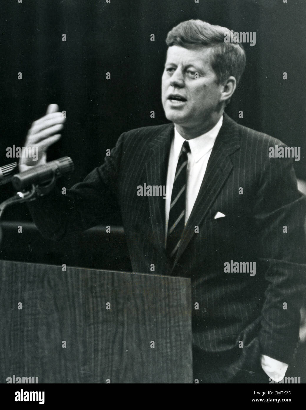 JOHN Fitzgerald Kennedy (1917-1963) 35º Presidente de los EE.UU. Foto de stock