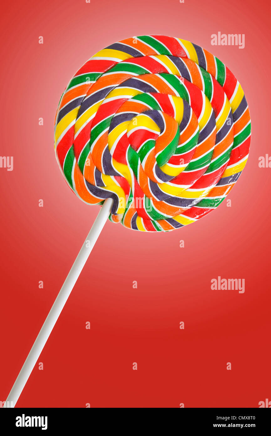 Colorido lollipop Foto de stock