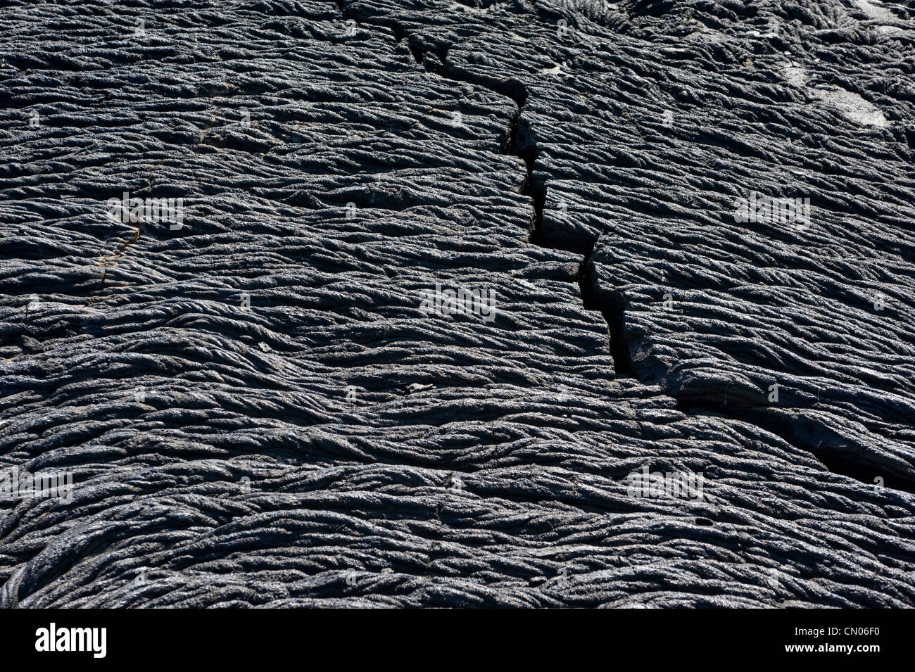 Formaciones de roca volcánica, las Islas Galápagos Foto de stock