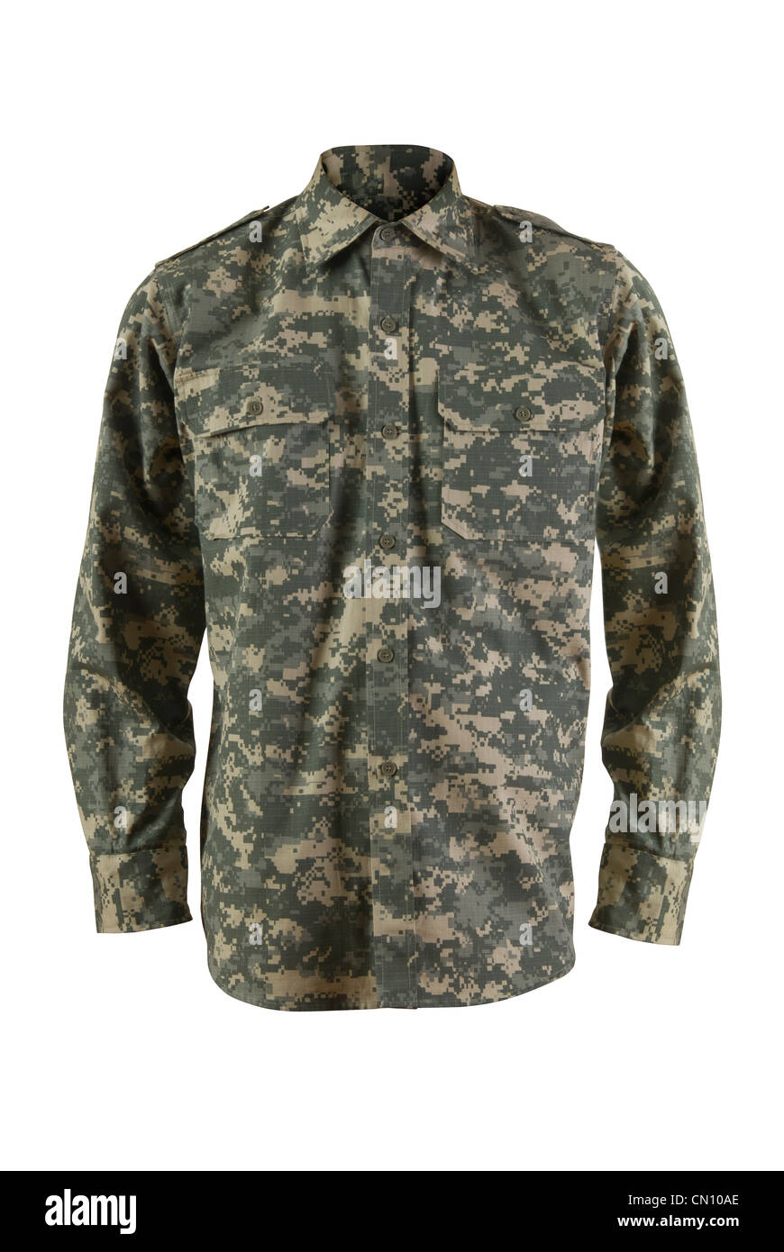 Camiseta,militares,CHEQUEO,mangas,moda Foto de stock
