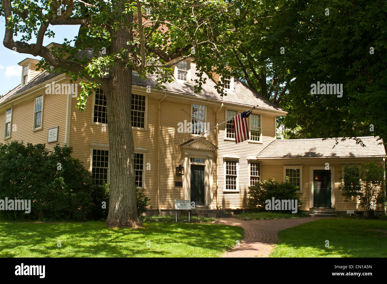 Lexington Lexington, Massachusetts, verde Foto de stock