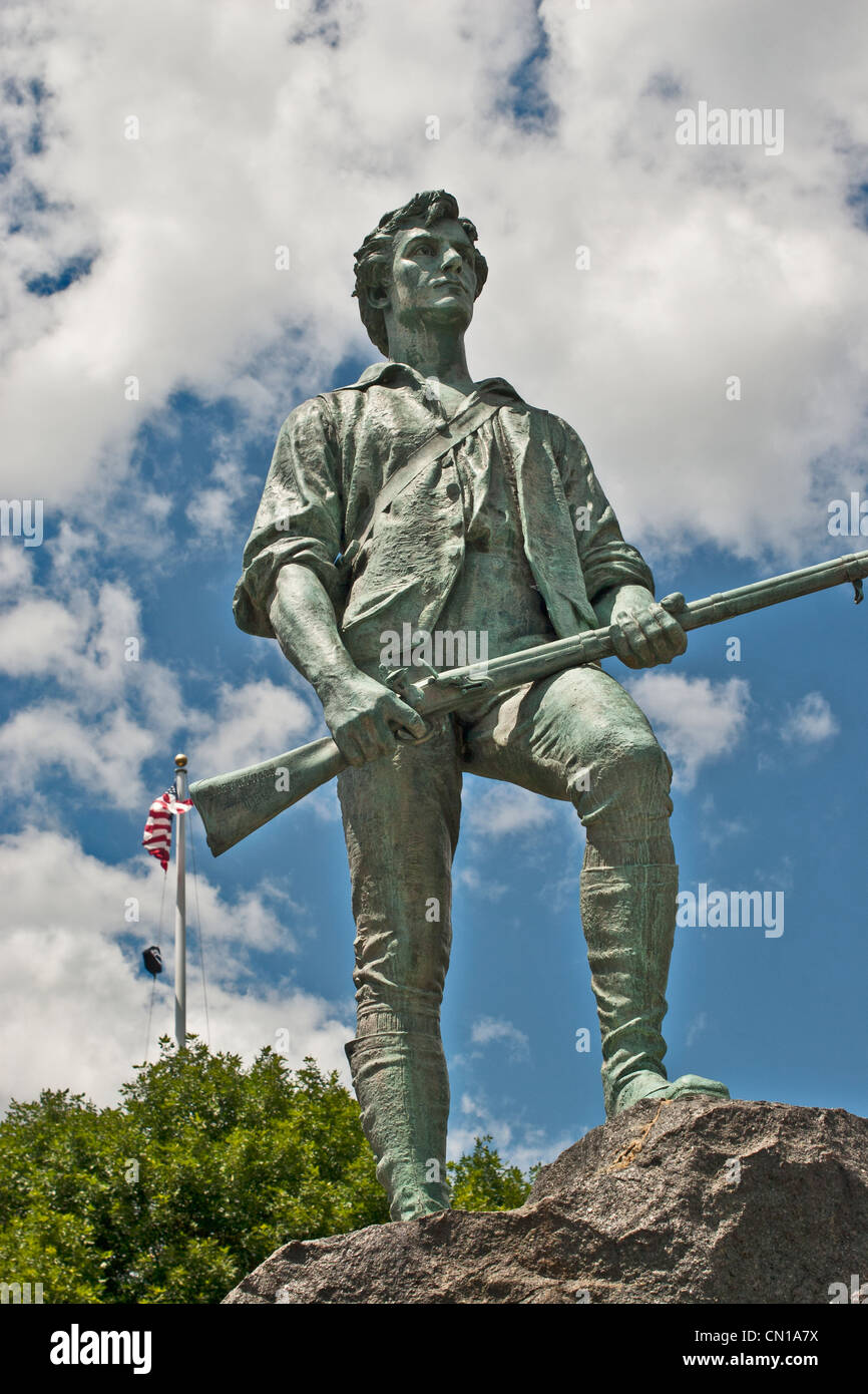Lexington Lexington, Massachusetts, verde Foto de stock