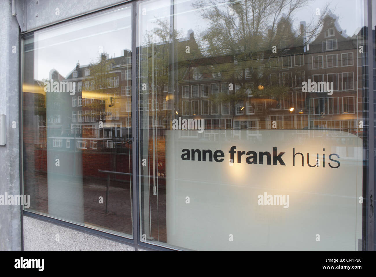 Países Bajos Amsterdam Anne Frank Museum Foto de stock