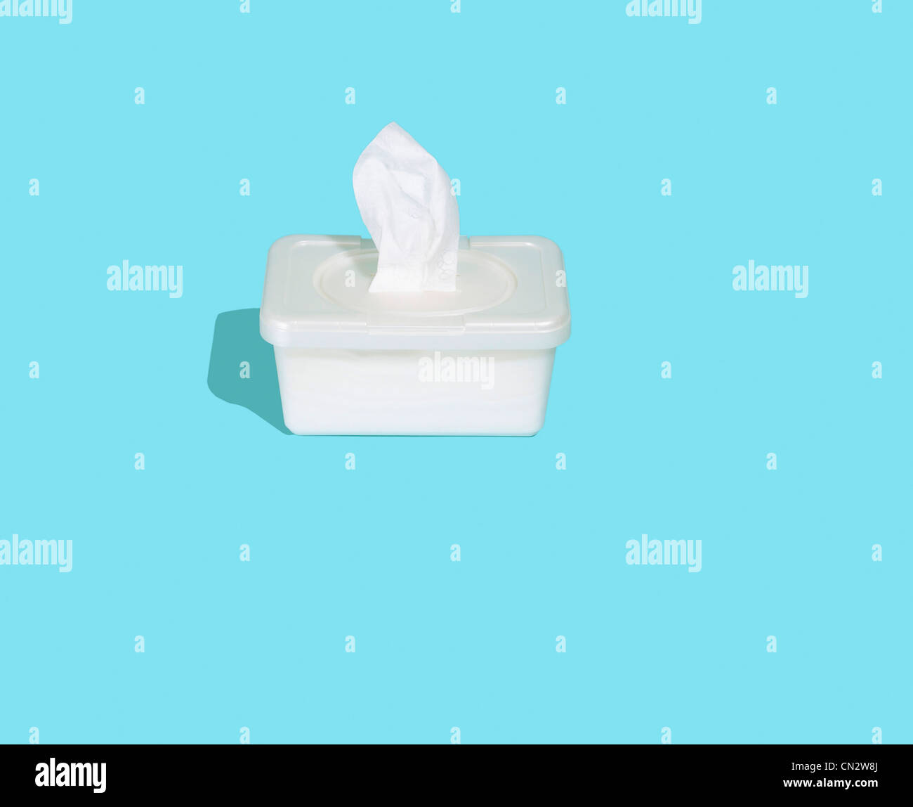 Wc toallitas húmedas abiertas Fotografía de stock - Alamy