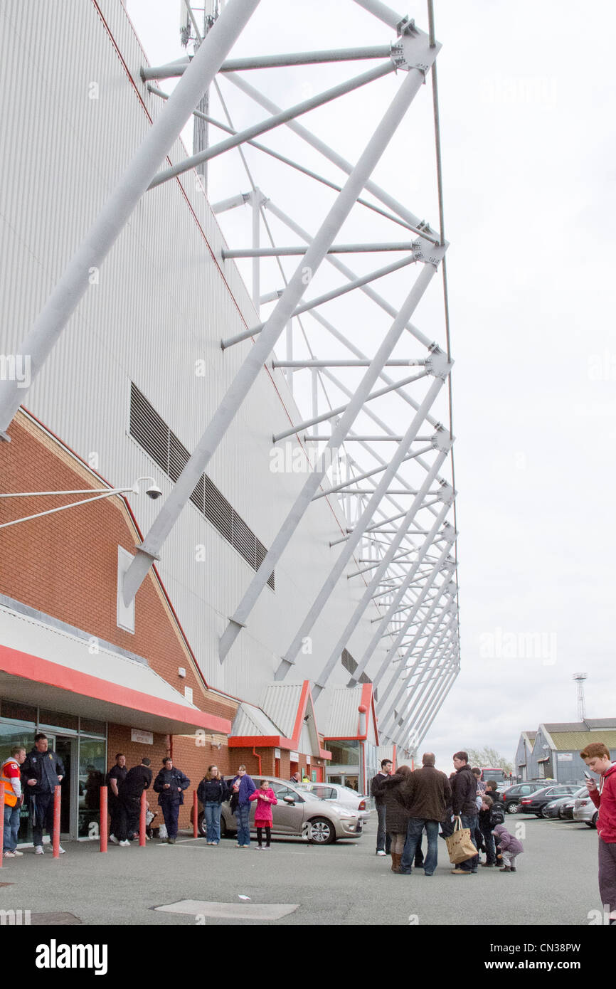 Crewe Alexandra el día del partido Foto de stock