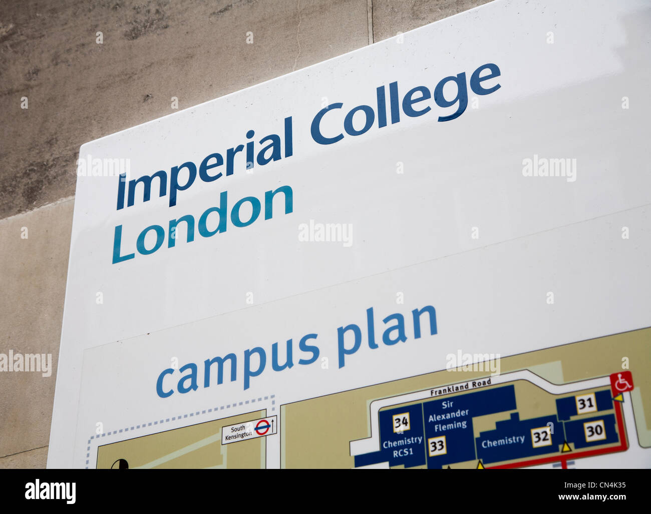 El Imperial College de Londres, Gran Bretaña Foto de stock
